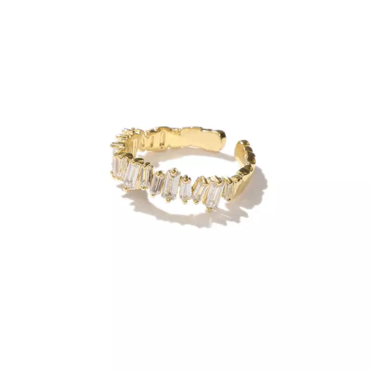 Offset Baguettes Ring